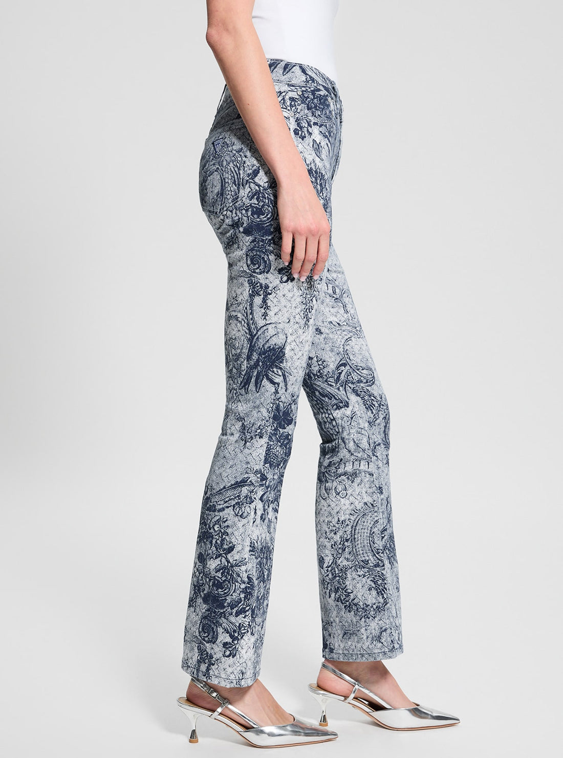 Blue Print Sexy Flare Pants
