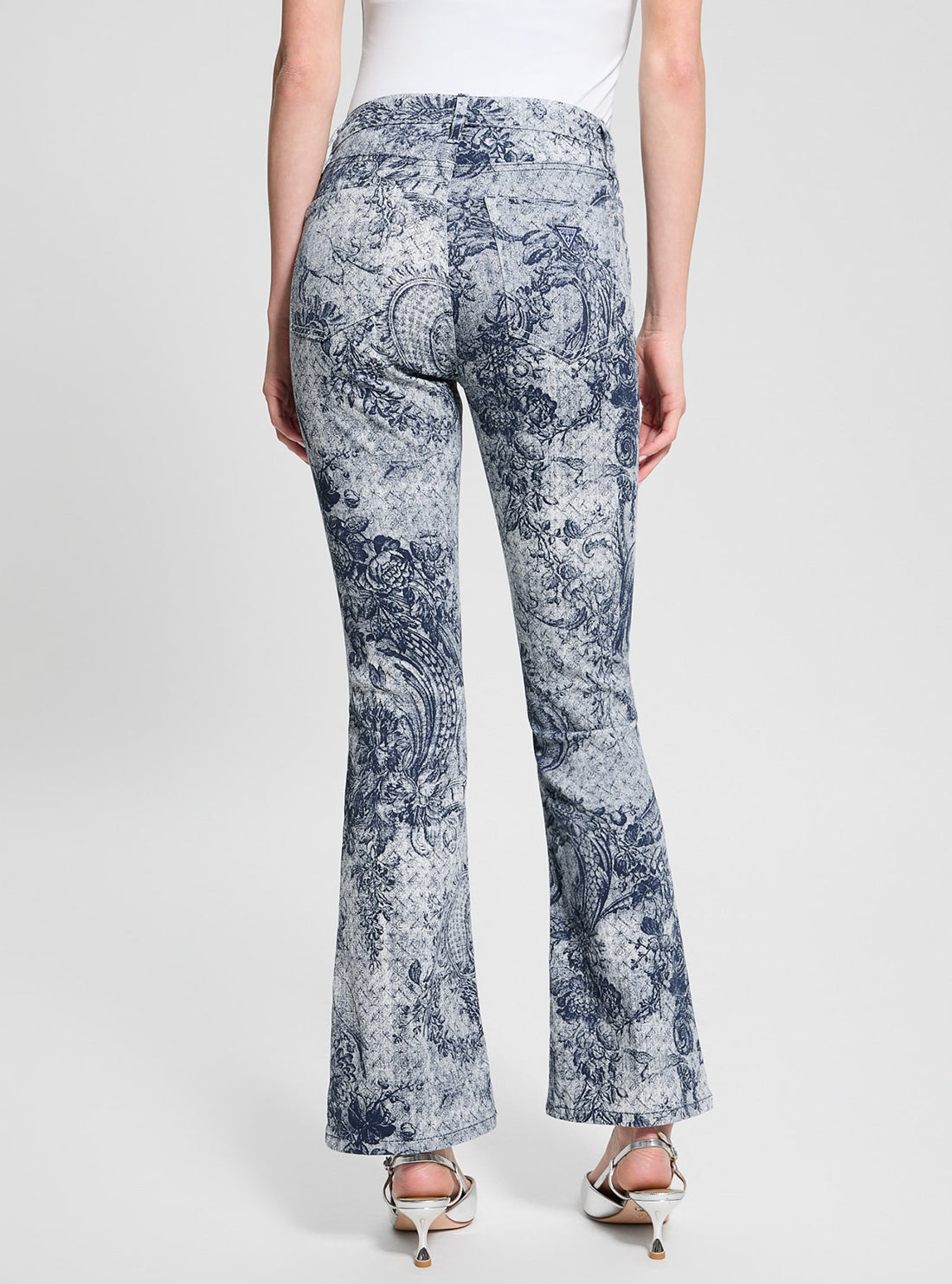 Blue Print Sexy Flare Pants