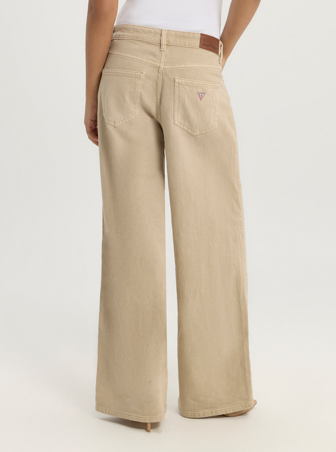 Guess Jeans Beige G11 Wide Leg Jeans
