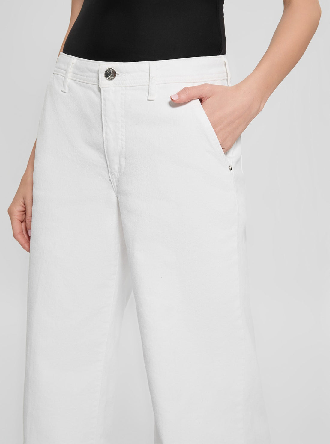 White Zoya Wide Leg Pants