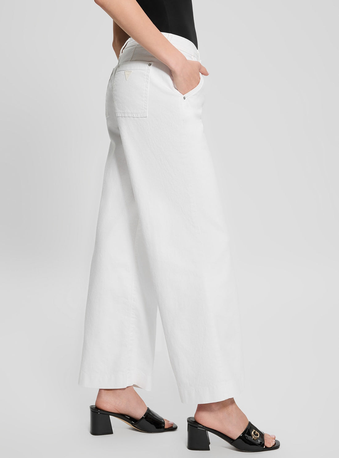 White Zoya Wide Leg Pants
