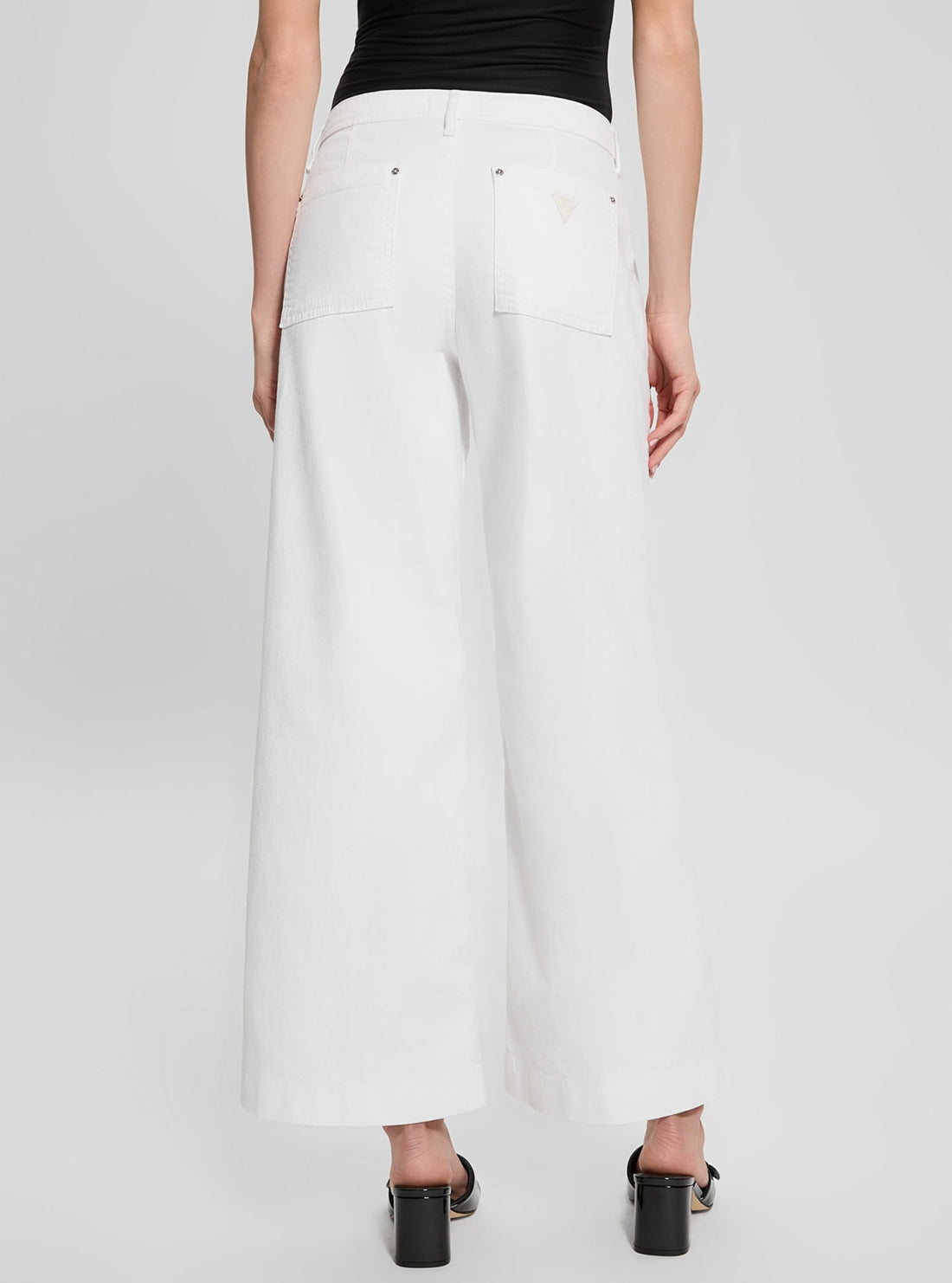White Zoya Wide Leg Pants