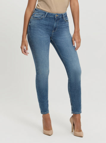 Blue Denim 1981 Skinny Jeans in Mid Wash