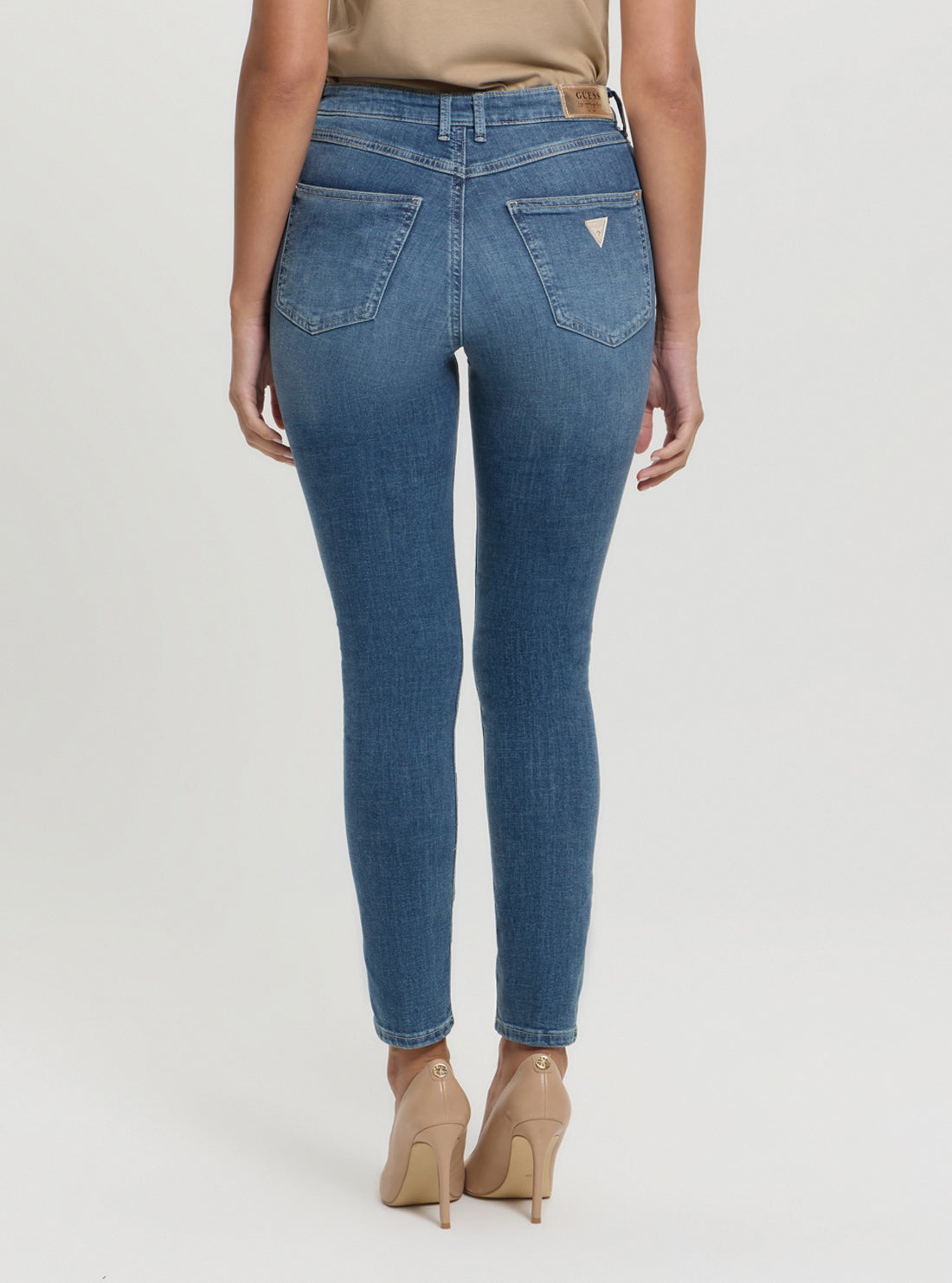 Blue Denim 1981 Skinny Jeans in Mid Wash