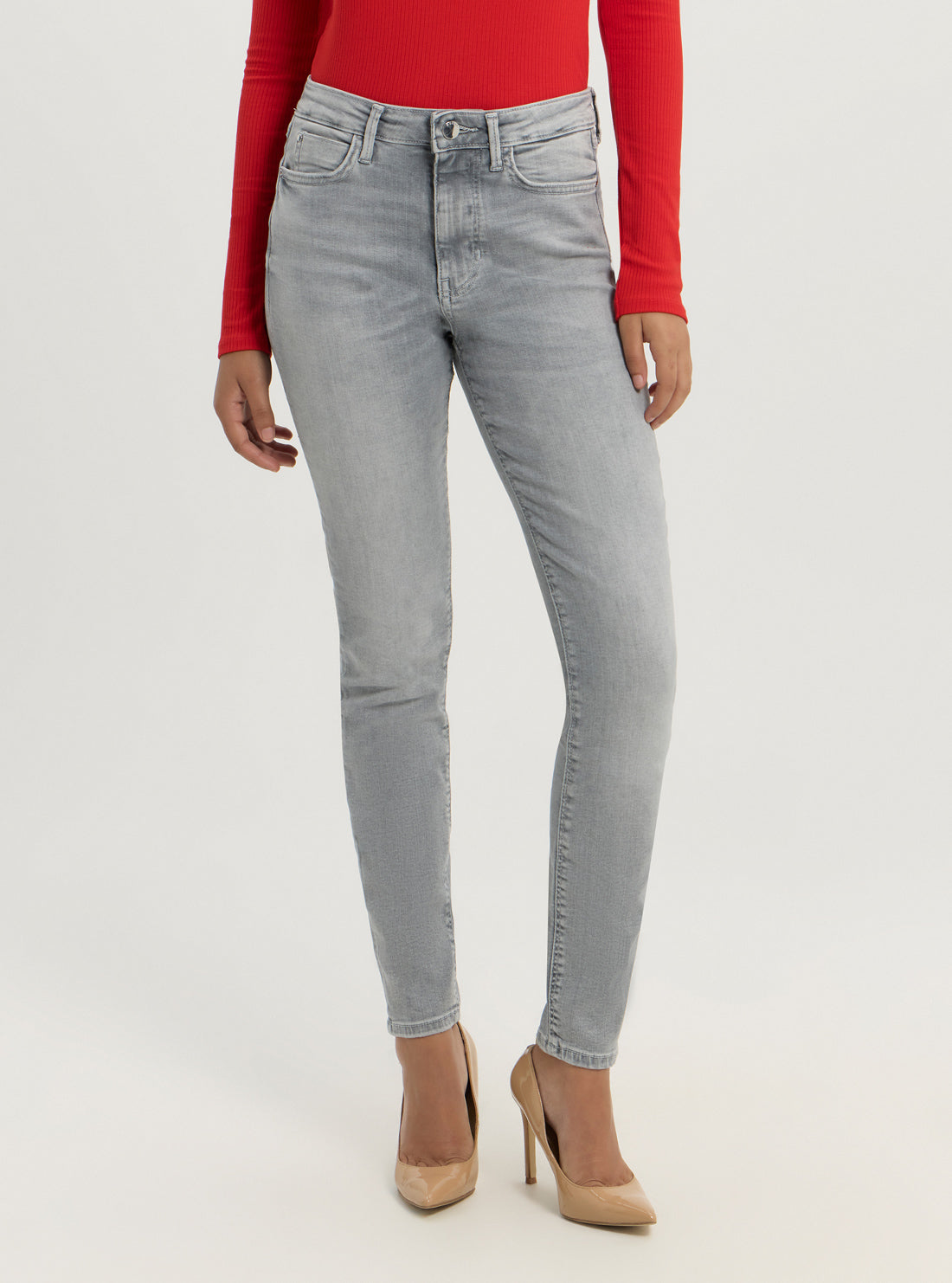 Grey 1981 Skinny Fit Denim Jeans