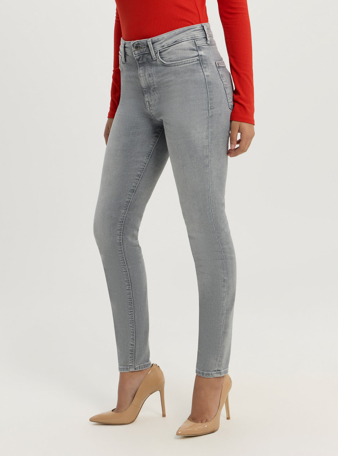 Grey 1981 Skinny Fit Denim Jeans