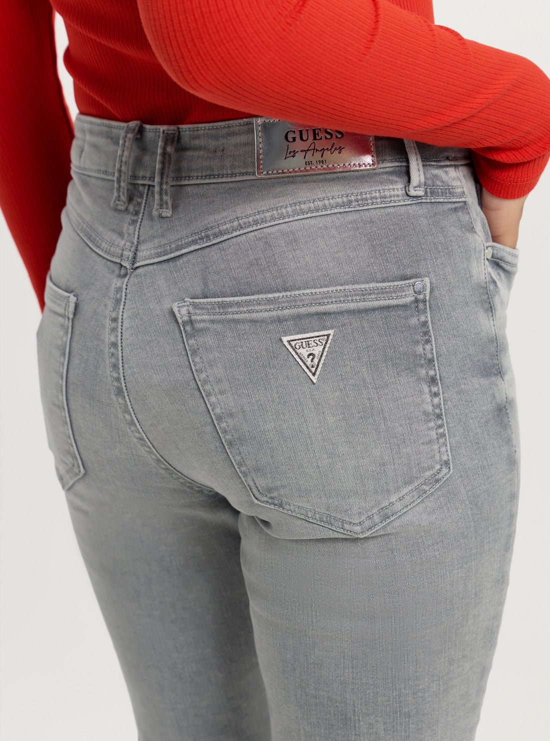 Grey 1981 Skinny Fit Denim Jeans