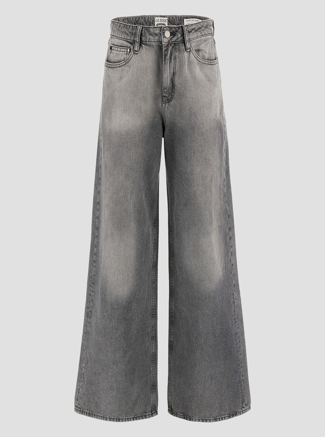 Grey Sexy Palazzo Denim Jeans in Light Wash
