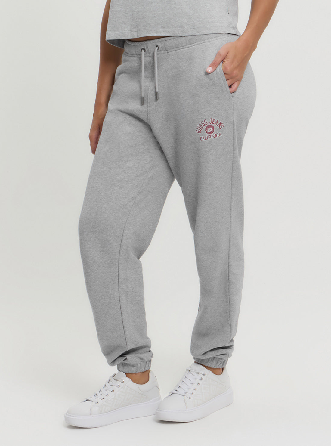 GUESS Jeans Grey Iconic Fleece Pants