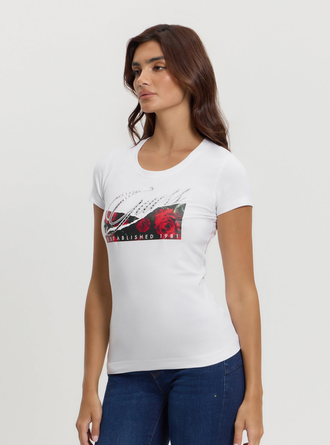 Eco White Roses T-Shirt
