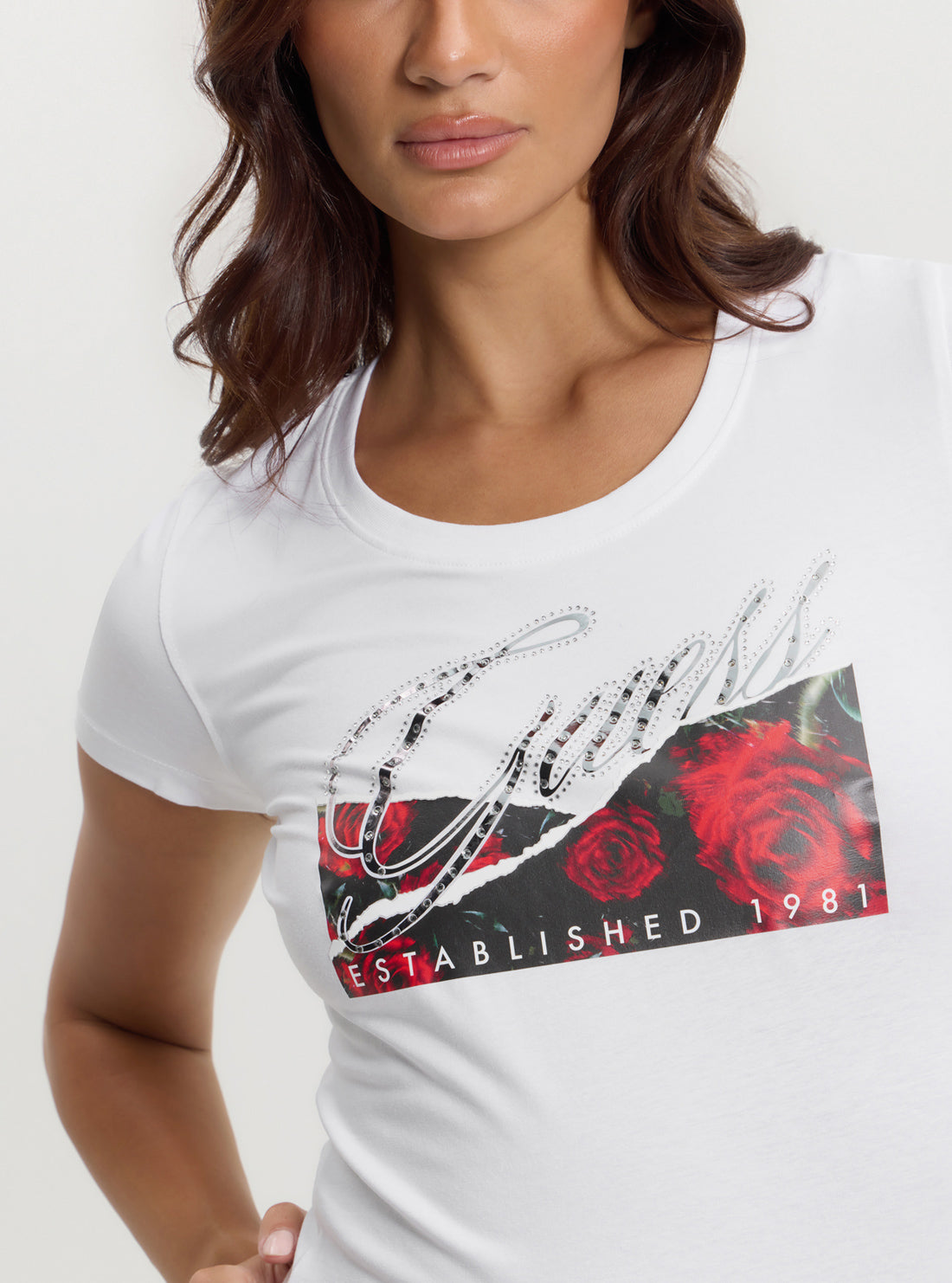 Eco White Roses T-Shirt