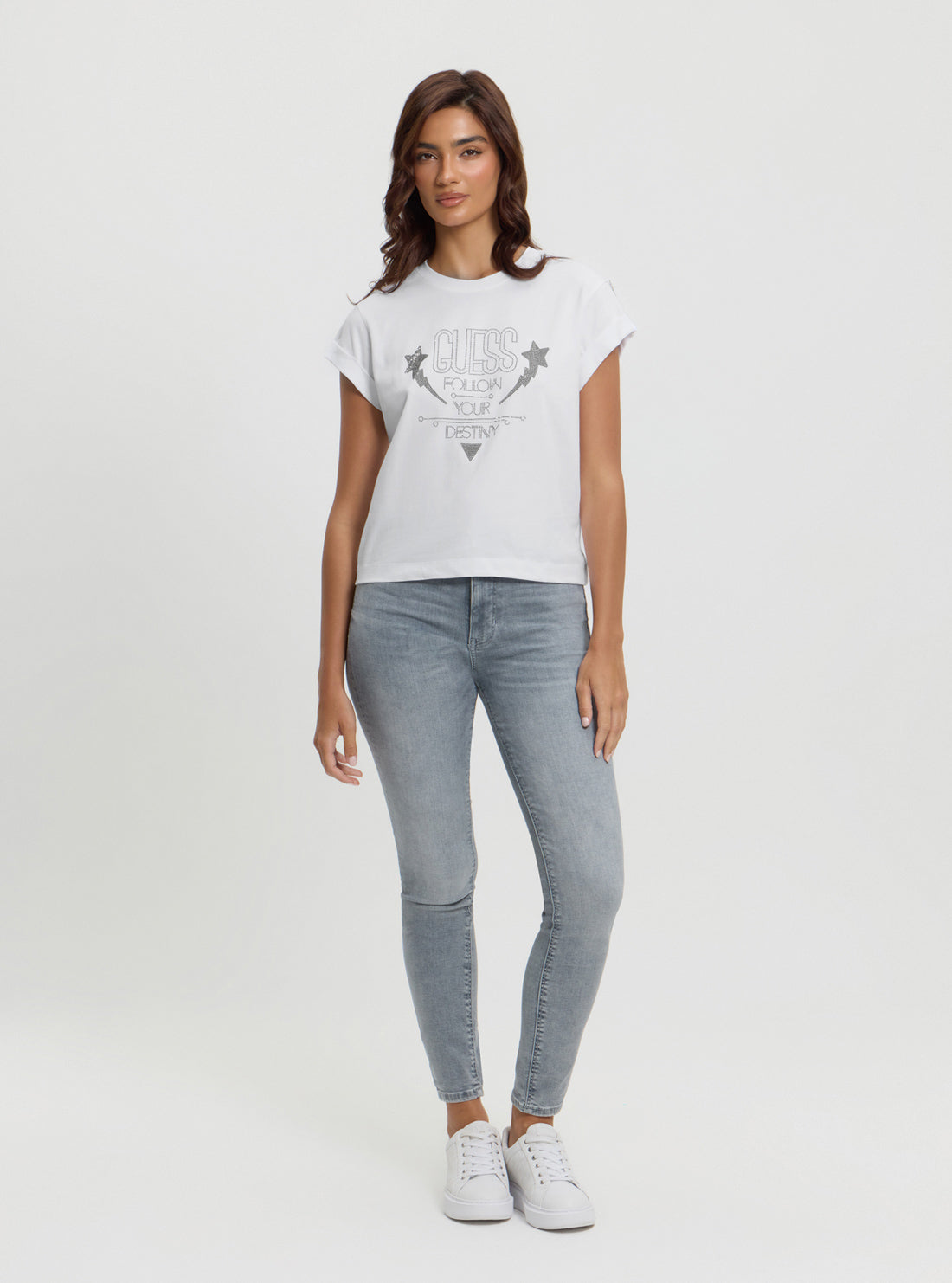 Eco White Strass T-Shirt