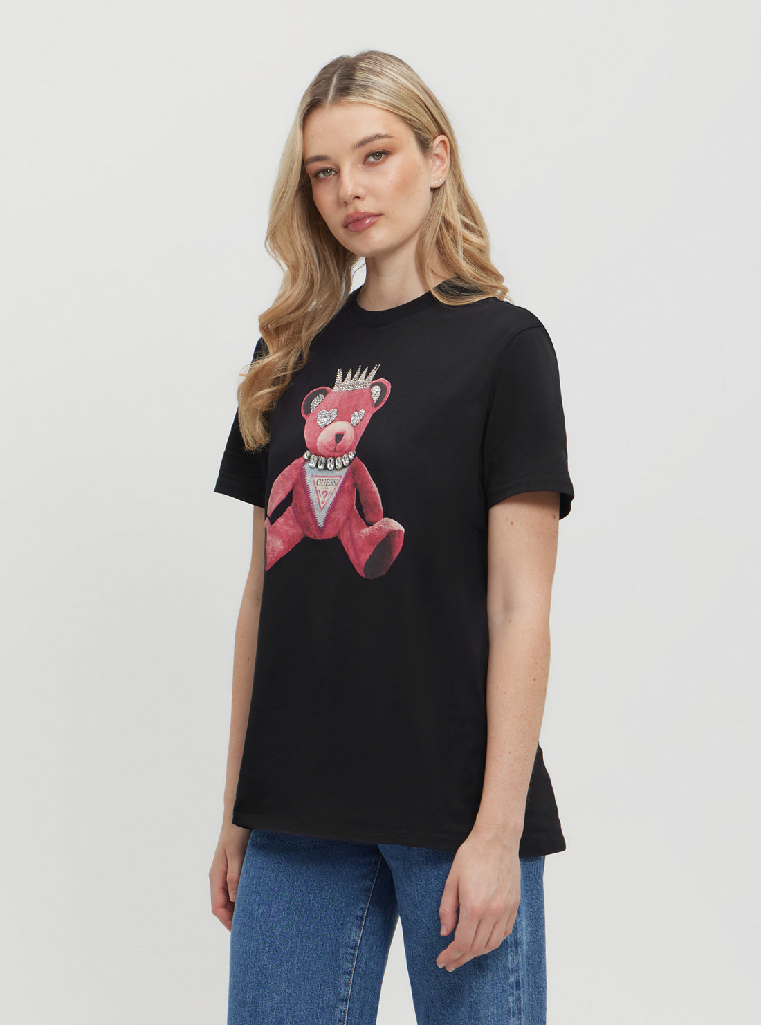 Black Pink Bear T-Shirt