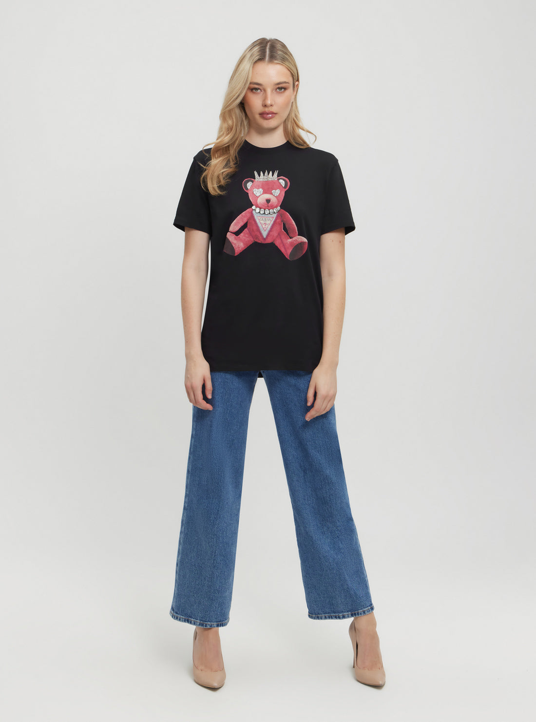 Black Pink Bear T-Shirt