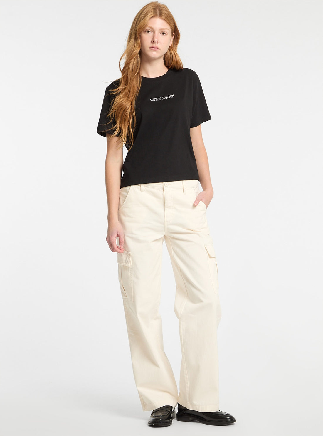 Guess Jeans Black Logo T-Shirt