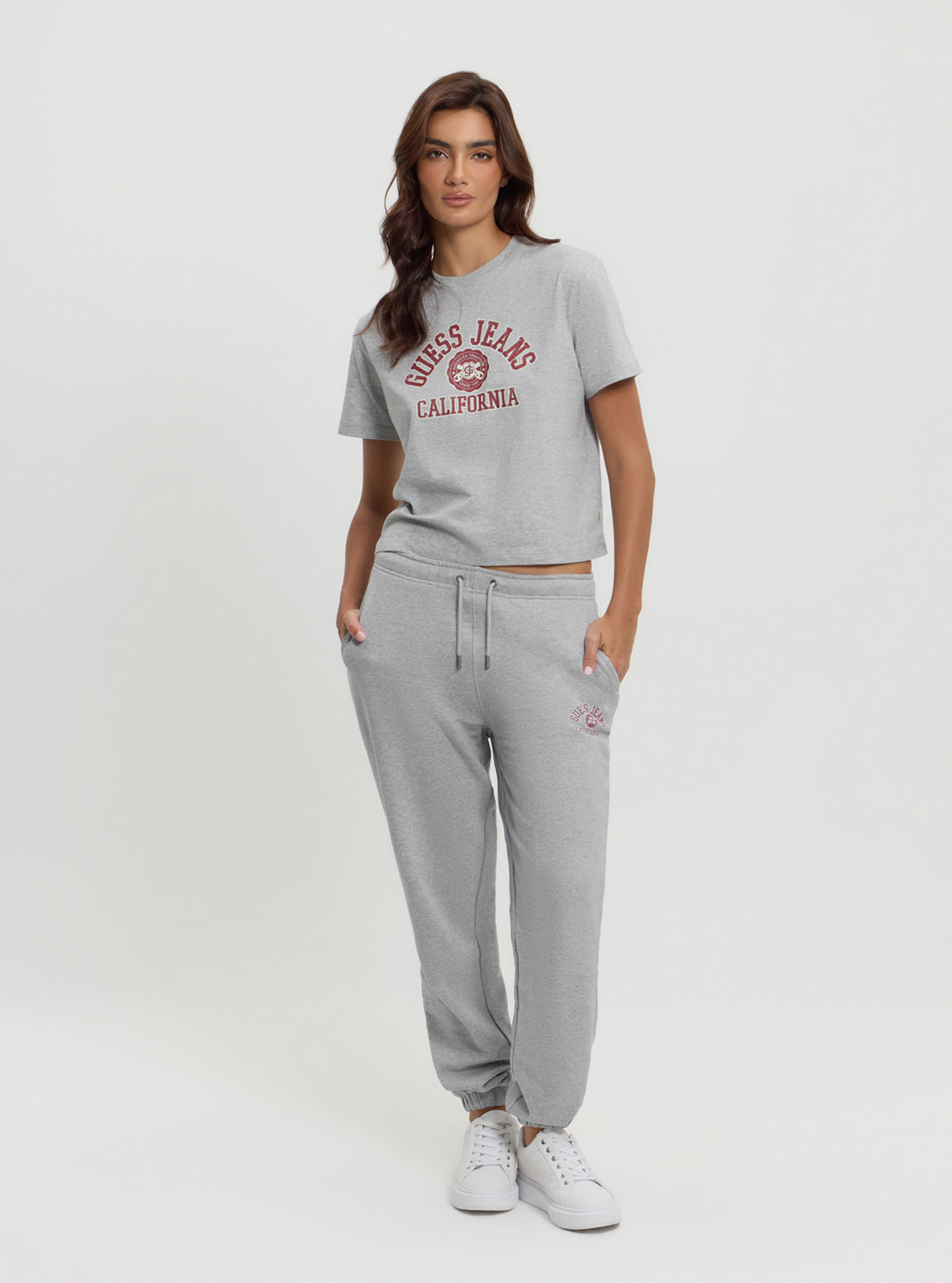 Guess Jeans Grey Boxy T-Shirt