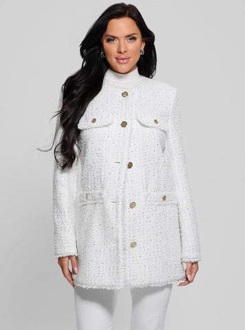 White Noelie Tweed Jacket