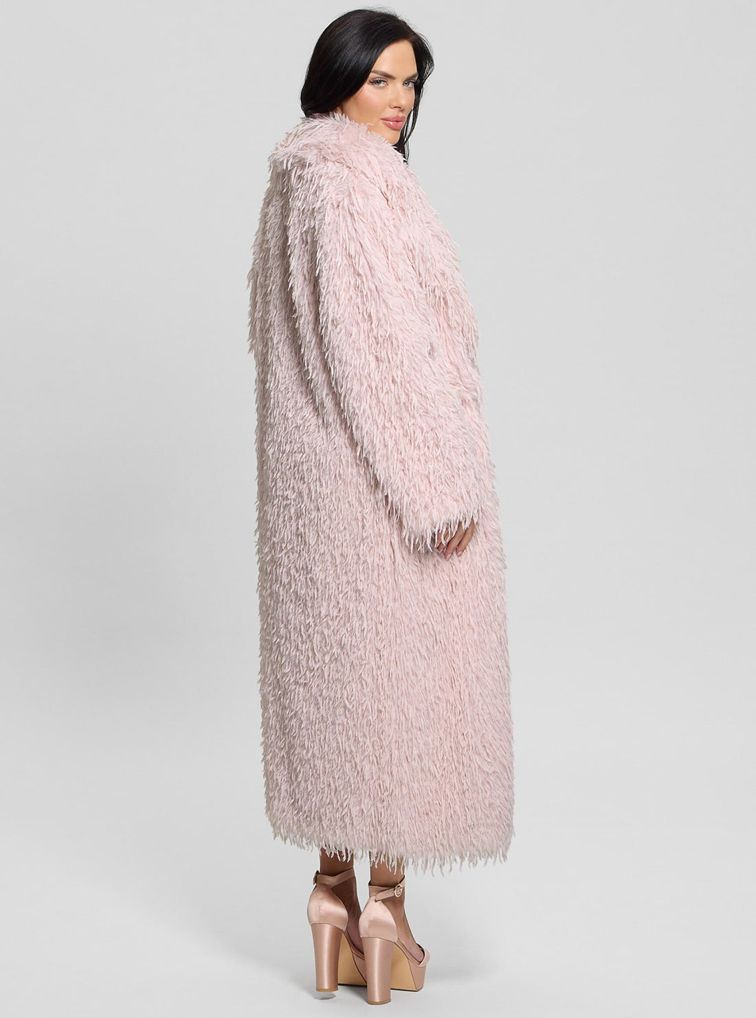 Pink Fenix Faux Fur Coat