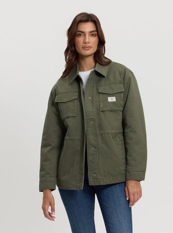 Guess Jeans Green Utility Jacket
