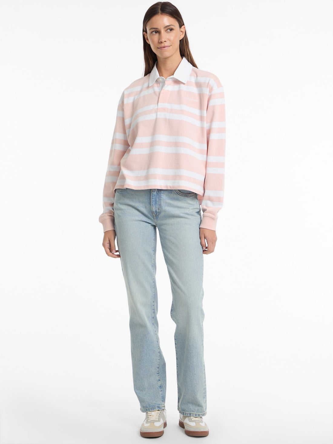 Guess Jeans Long Sleeve Rugby Polo Shirt