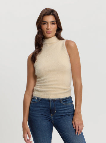 Beige Ashley Funnel Top