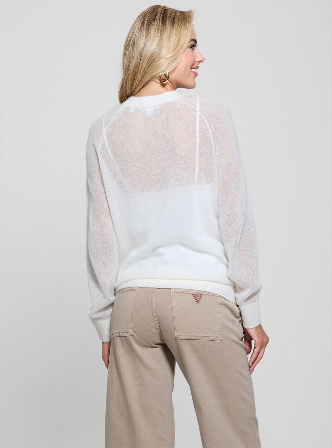 White Izabella Knit Top