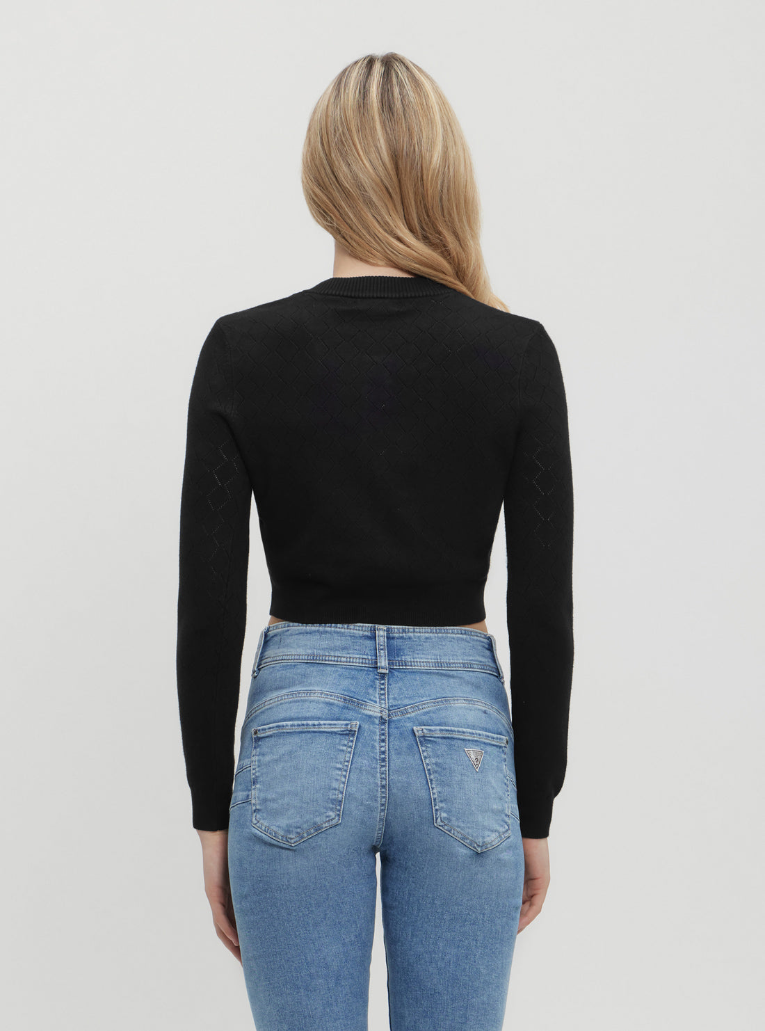 Black Holland Knit Cardigan