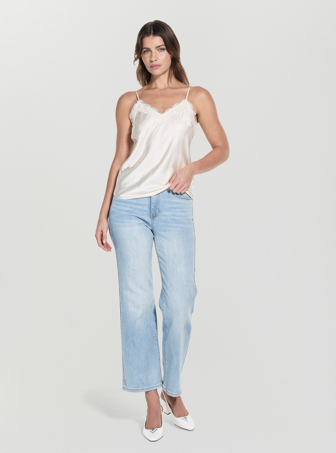 White Tullia Camisole Top