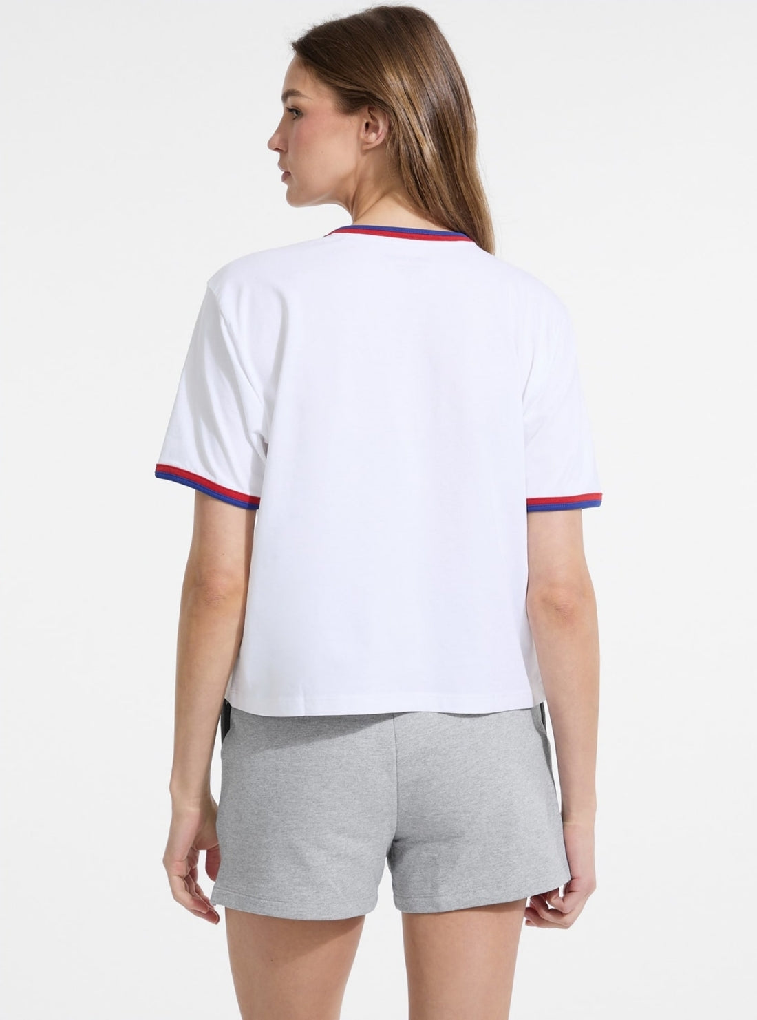 Guess Jeans White Boxy 81 T-Shirt W5YI19K8HM0 Back View