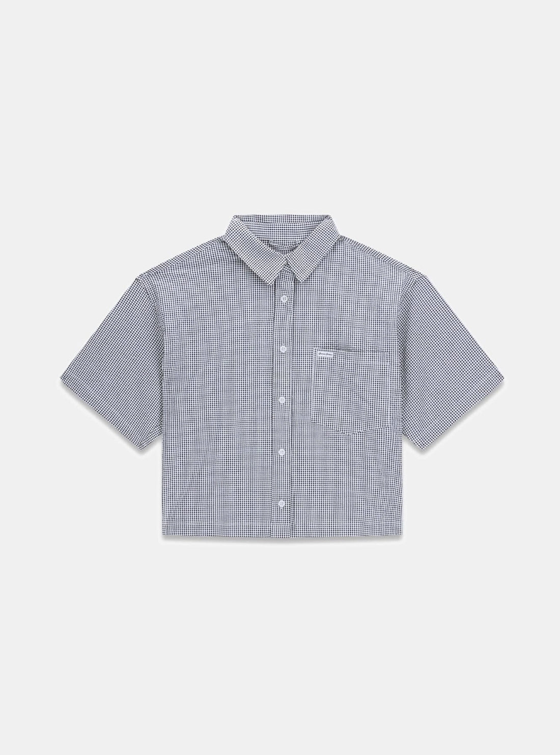 Guess Jeans Multi Gingham Boxy Shirt W6GHZ8WFC01 Flatlay