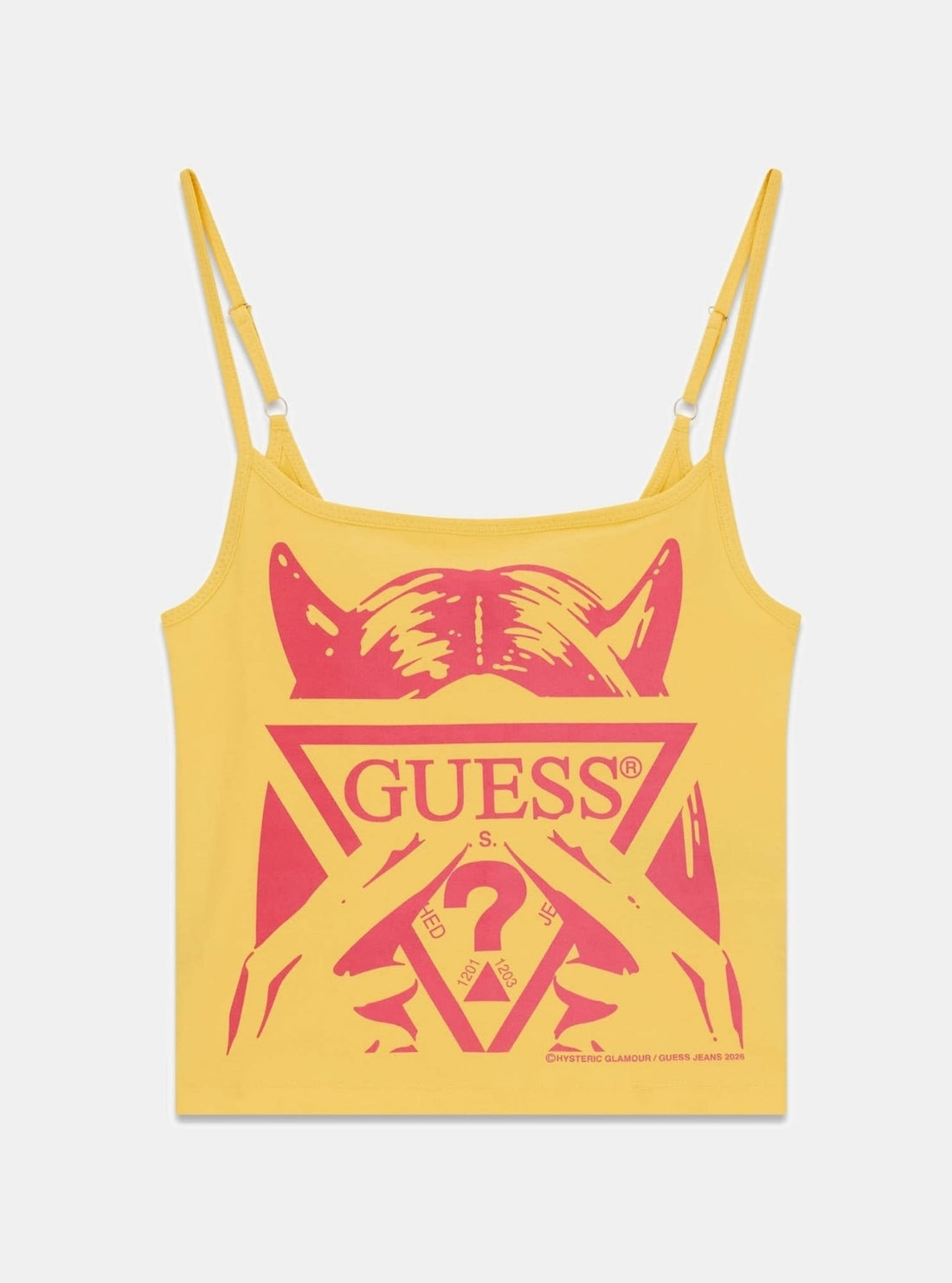 Guess Jeans Hysteric Glamour Printed Cami Tank W6GPB3J1314 Flatlay