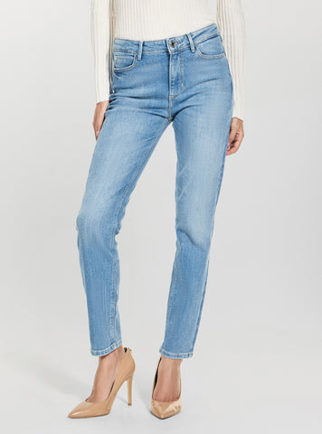 GUESS Womens 1981 Skinny Jeans in Medium Wash W6RA46D6882 Front View