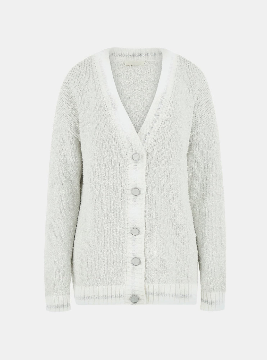 GUESS Womens White Veronica Cardigan Sweater W6RR40Z3L21 Flaltay