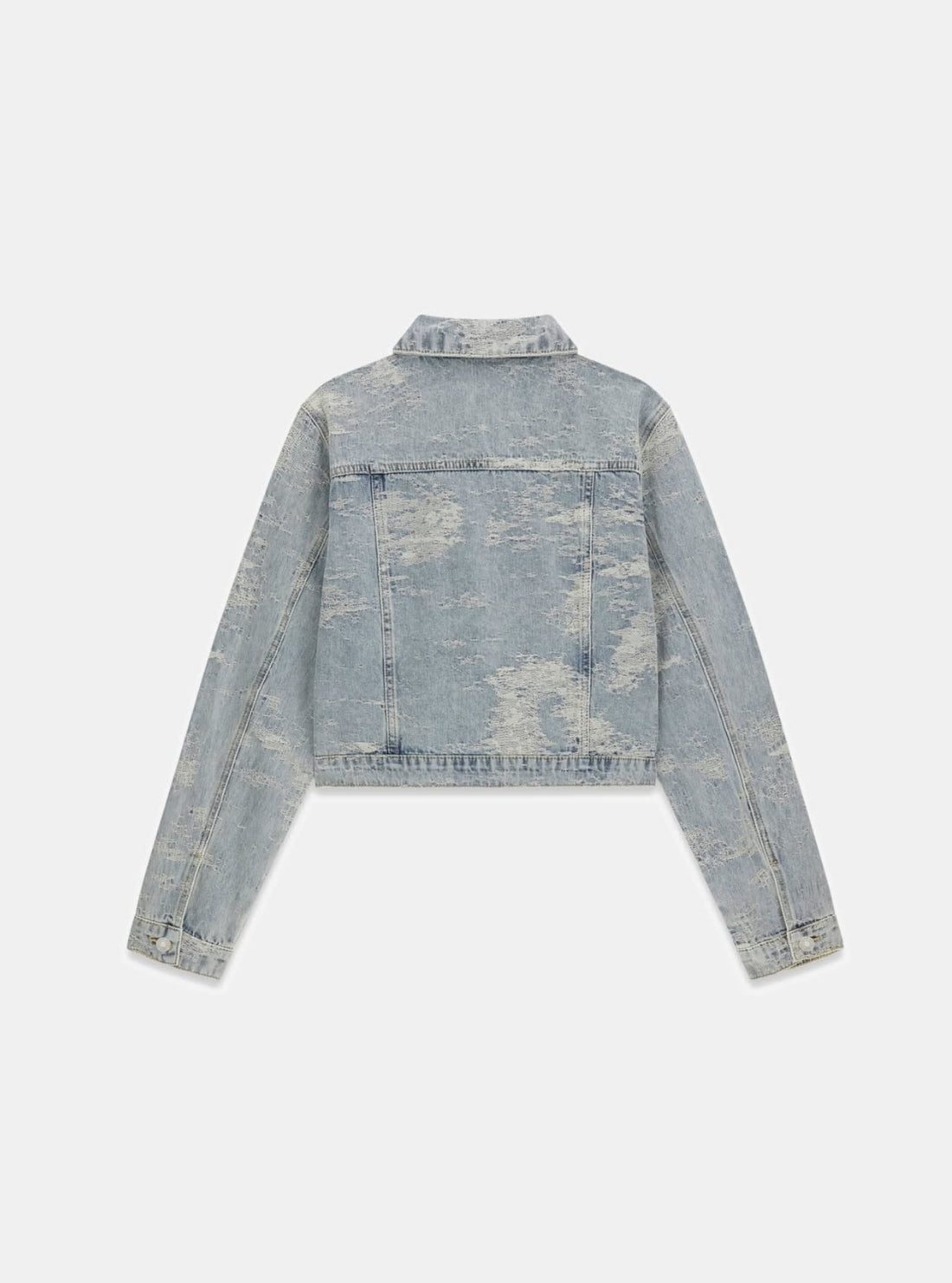 GUESS Womens Tokio Dream Billie Denim Jacket W6YN05D1343 Back View