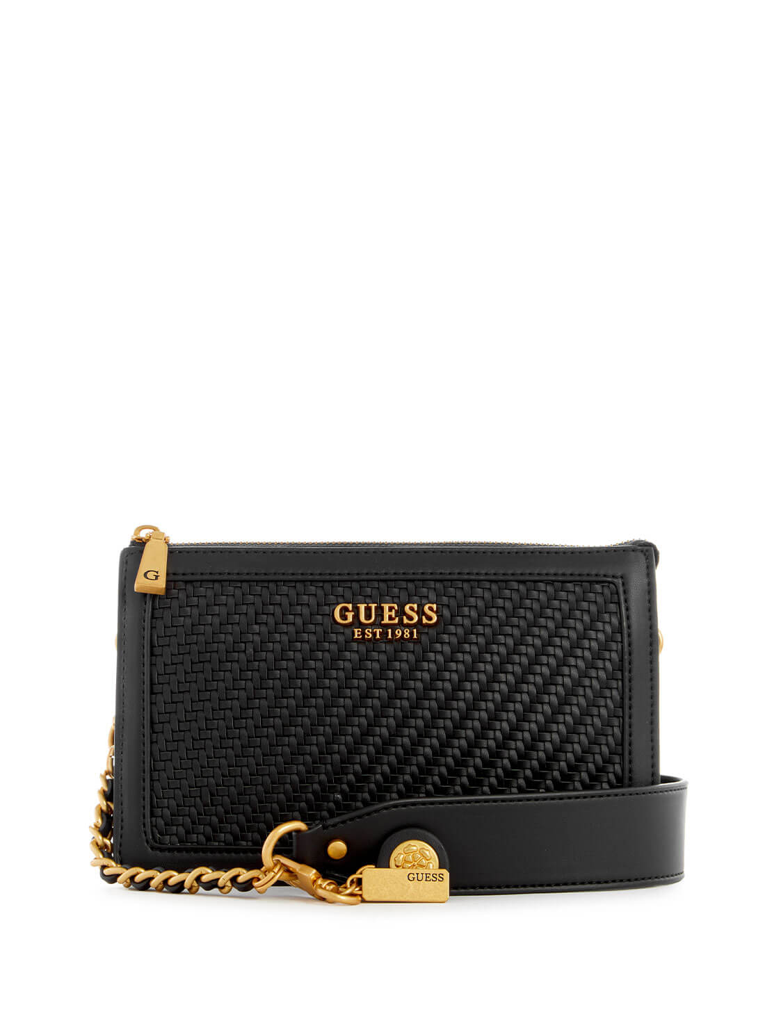 Black Abey Multi Shoulder Bag | GUESS Women's Handbags | front view