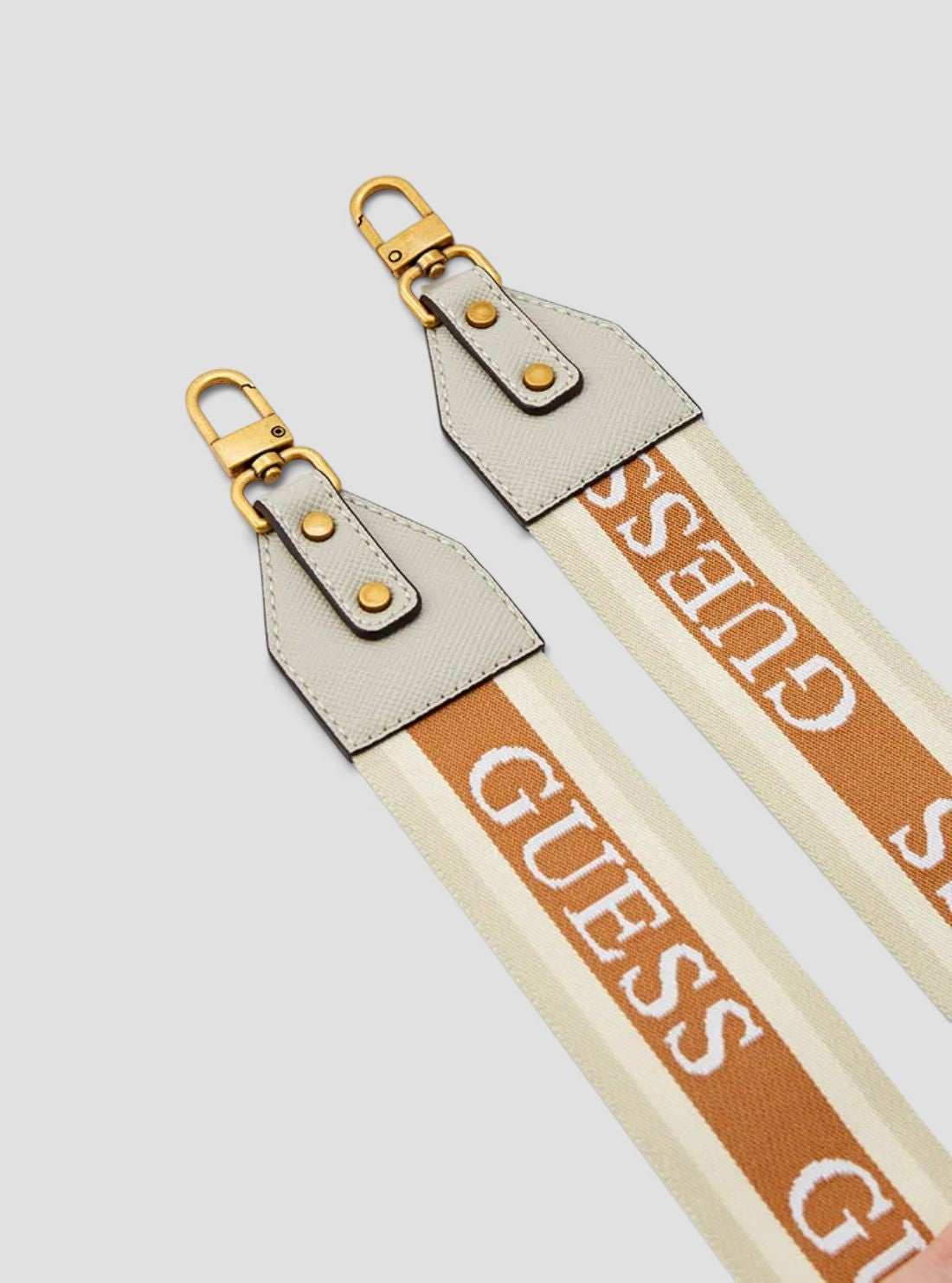 GUESS Accessories Beige Guess Webbing Strap WB867473 Front View3