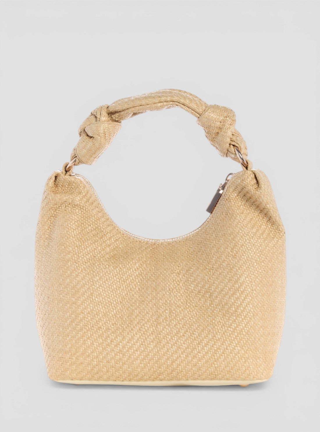 GUESS Womens Beige Isotta Small Hobo Bag WE966001 Back View