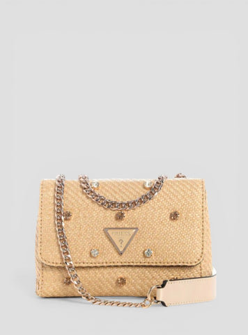 Natural Giully II Mini Convertible Flap Bag