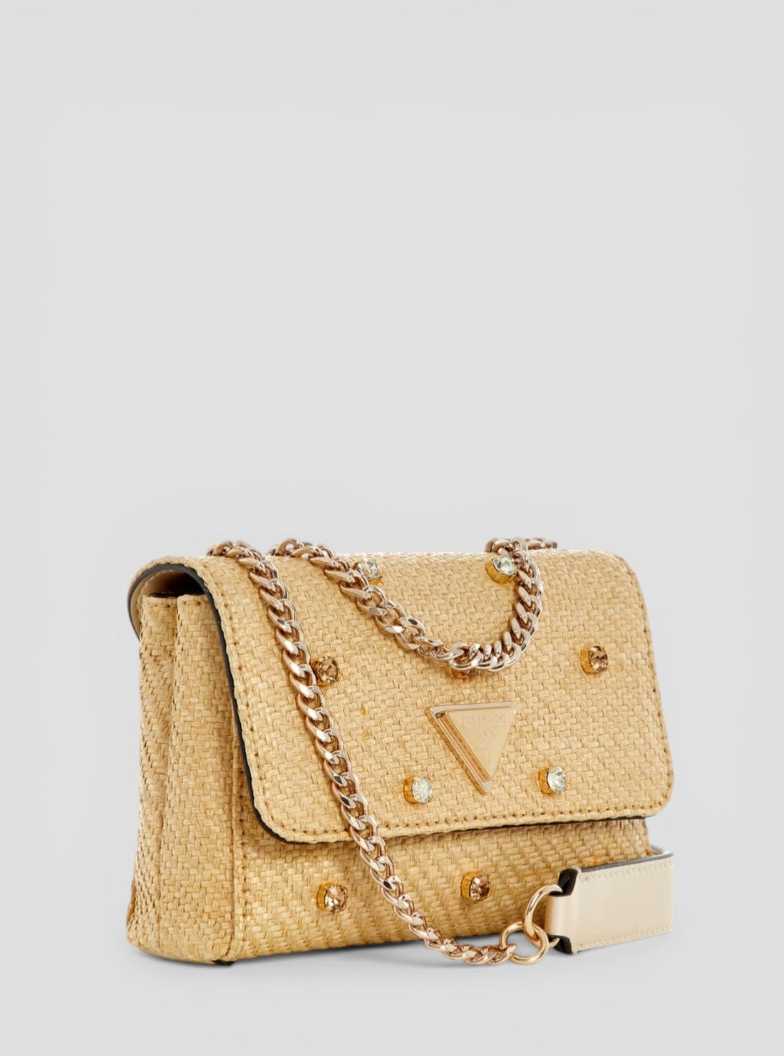 Natural Giully II Mini Convertible Flap Bag