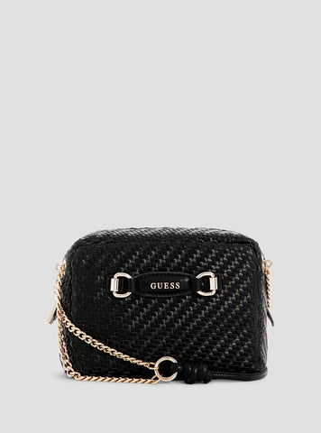 Black Francy Camera Crossbody Bag
