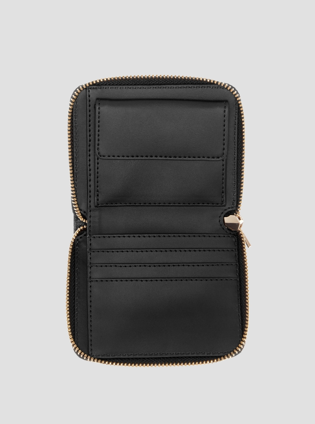 GUESS Womens Black Multi Mirema Small Zip Around Wallet WG9631137 Inside View