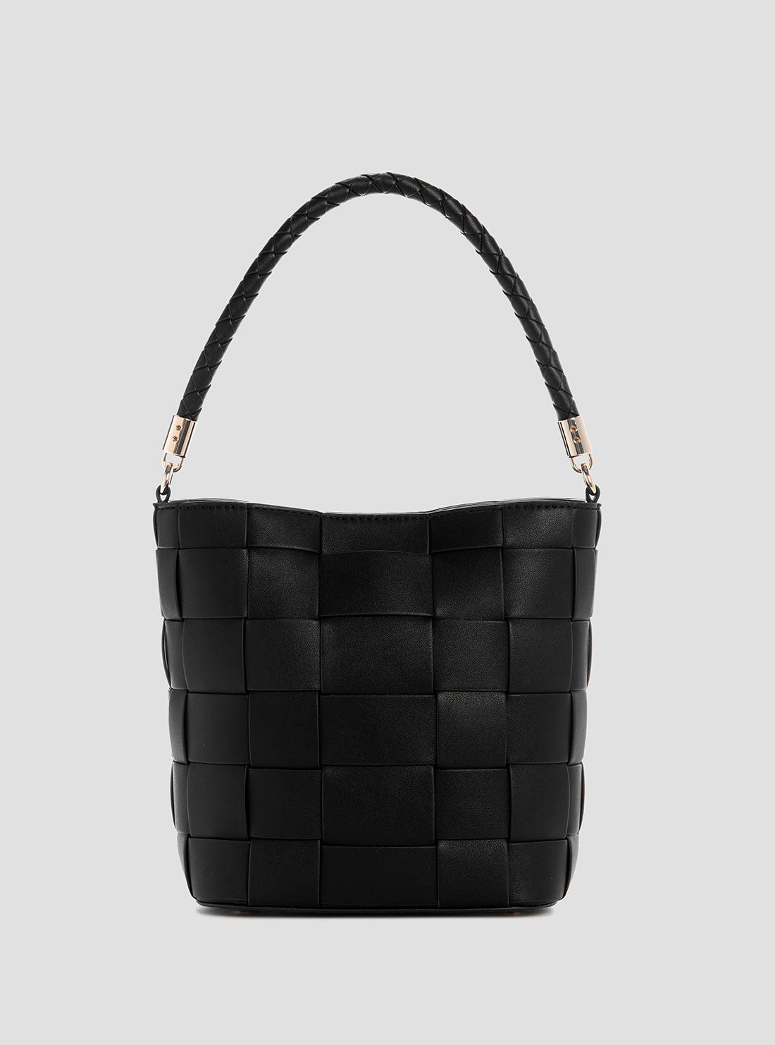 GUESS Women's Black Maylee Bucket Bag WG966103 Back View