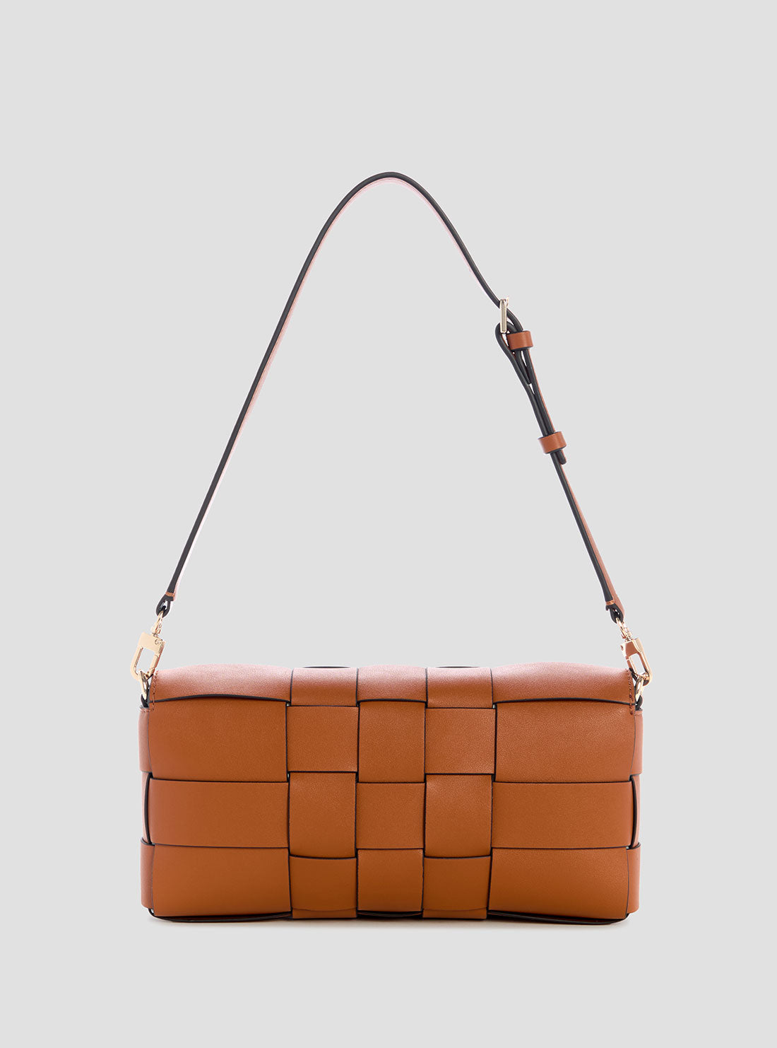 GUESS Women's Brown Maylee Shoulder Bag WG966119 Back View