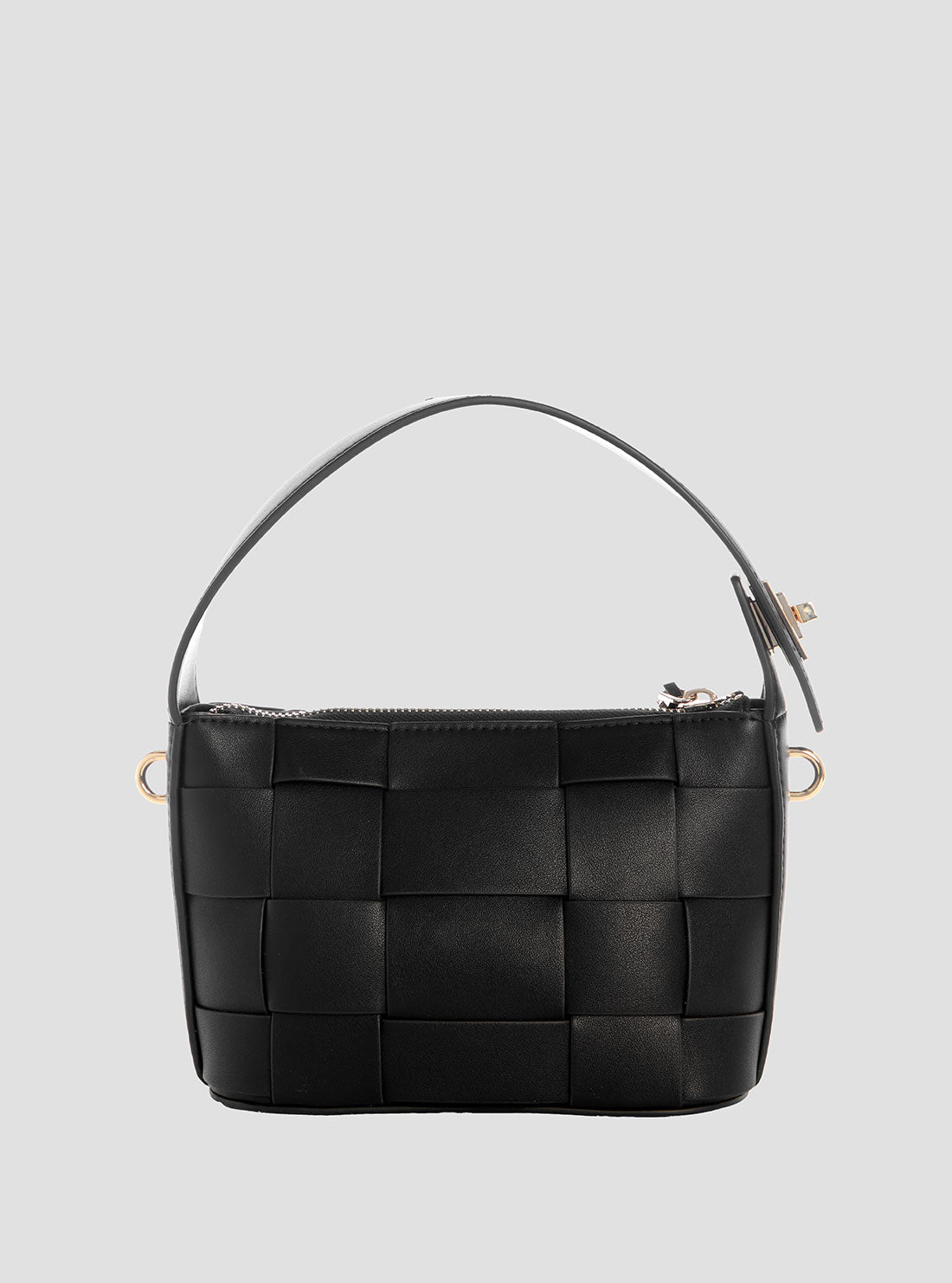 GUESS Womens Black Maylee Mini Hobo Crossbody Bag WG966172 Back View