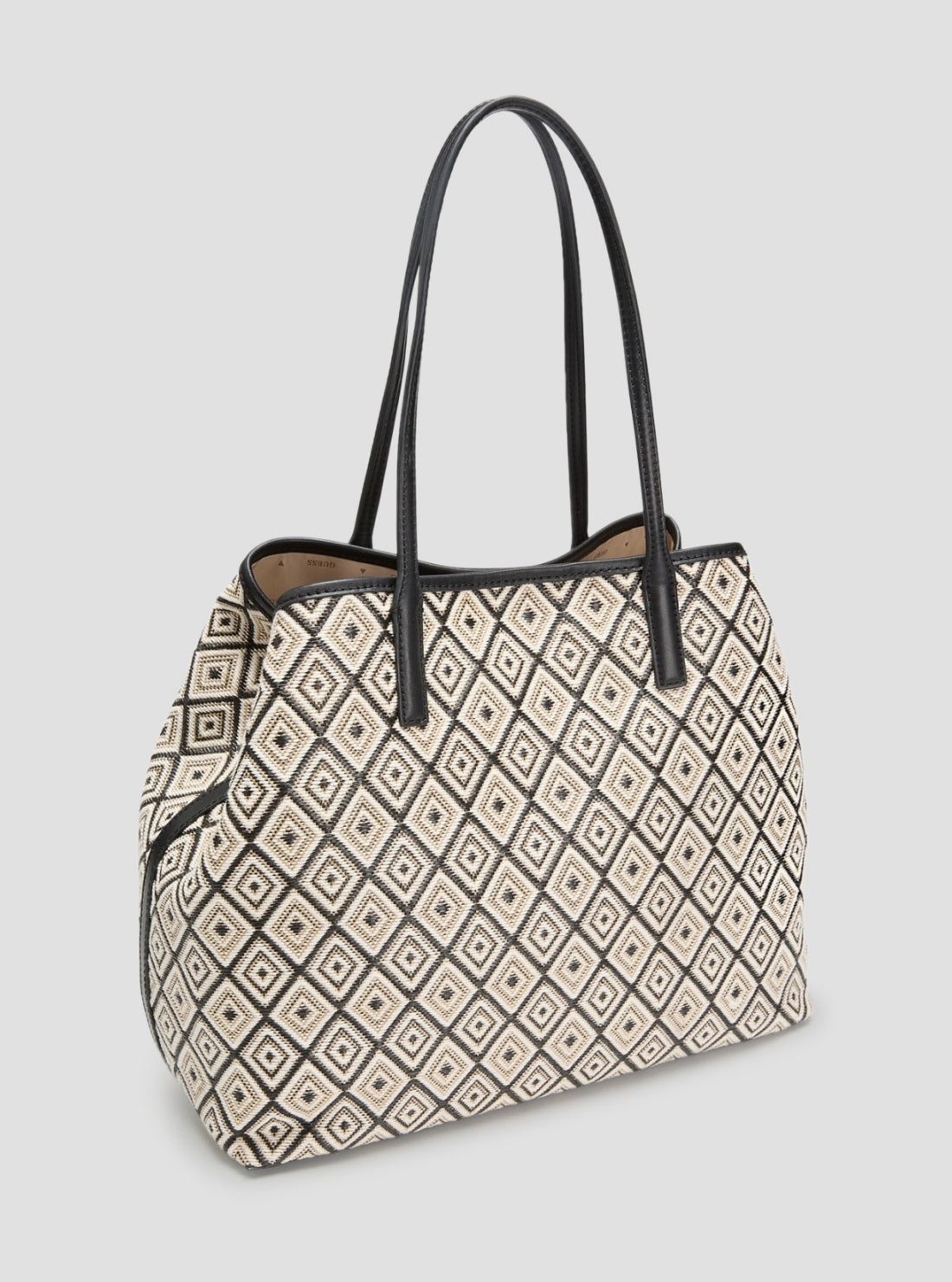 GUESS Womens Black Sophia Large 2 In 1 Tote Bag WG991324 Back View