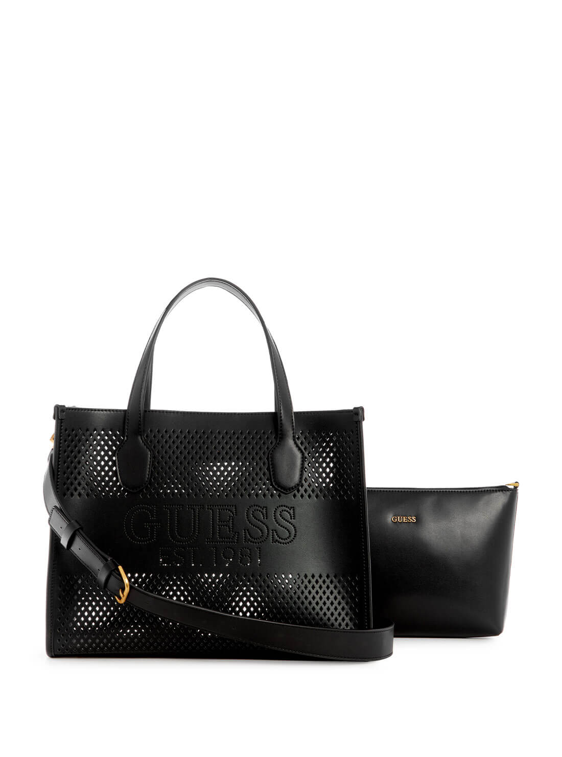 Guess top black handbag