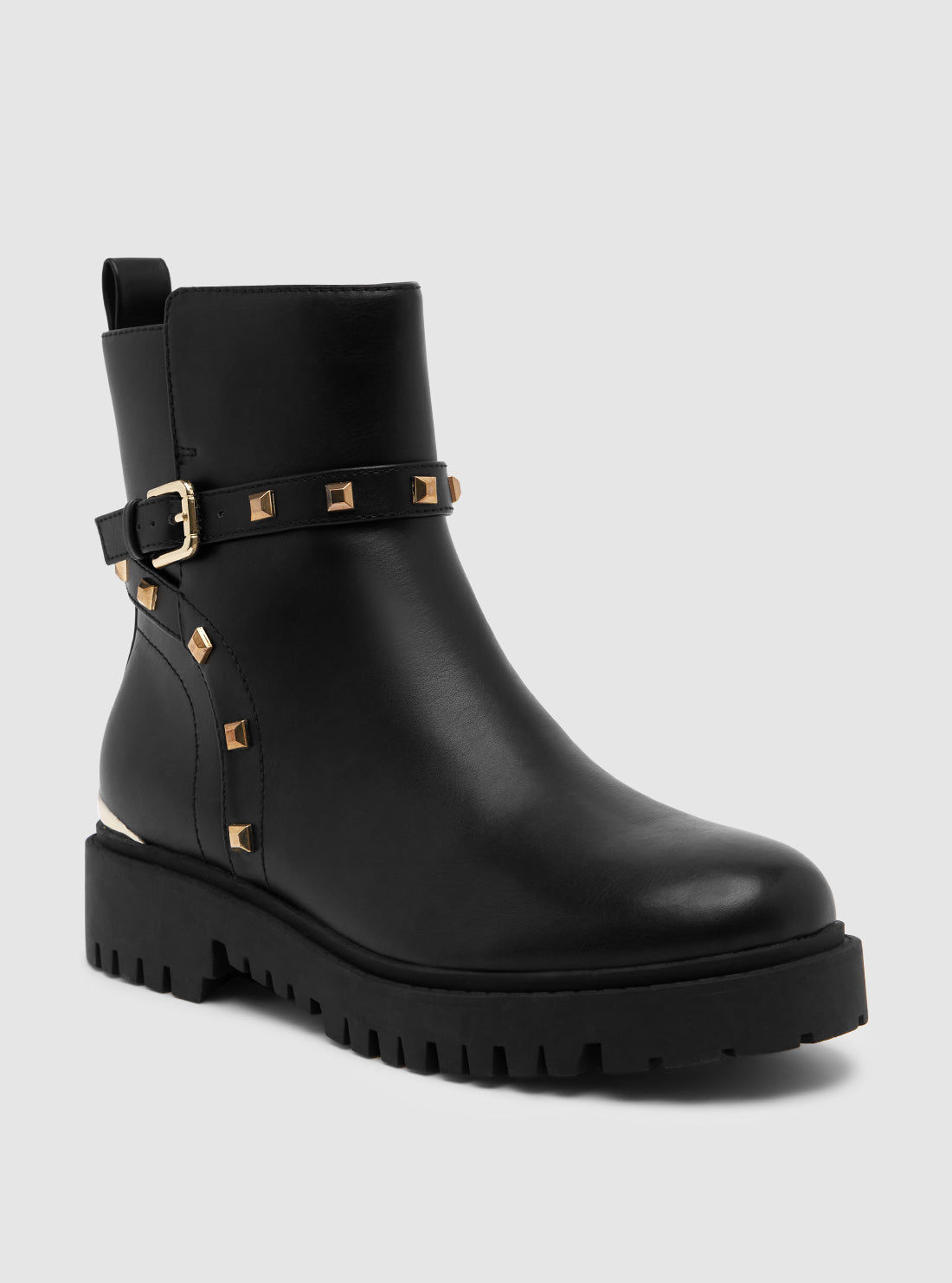 Guess BENSLY - Stivaletti con plateau - black/nero