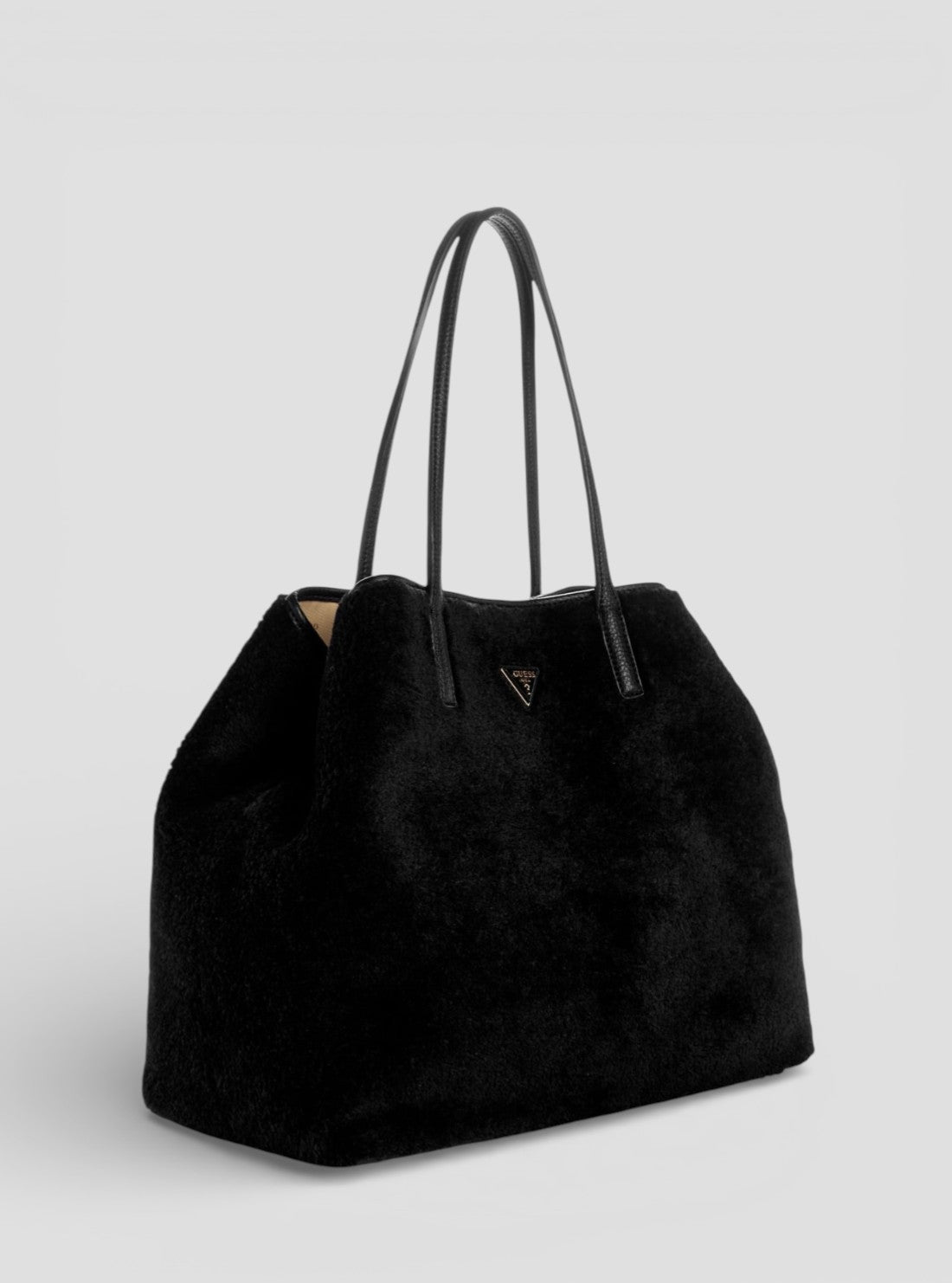 GUESS Womens Black Victoria Large 2 In 1 Tote Bag WS951429 Side View