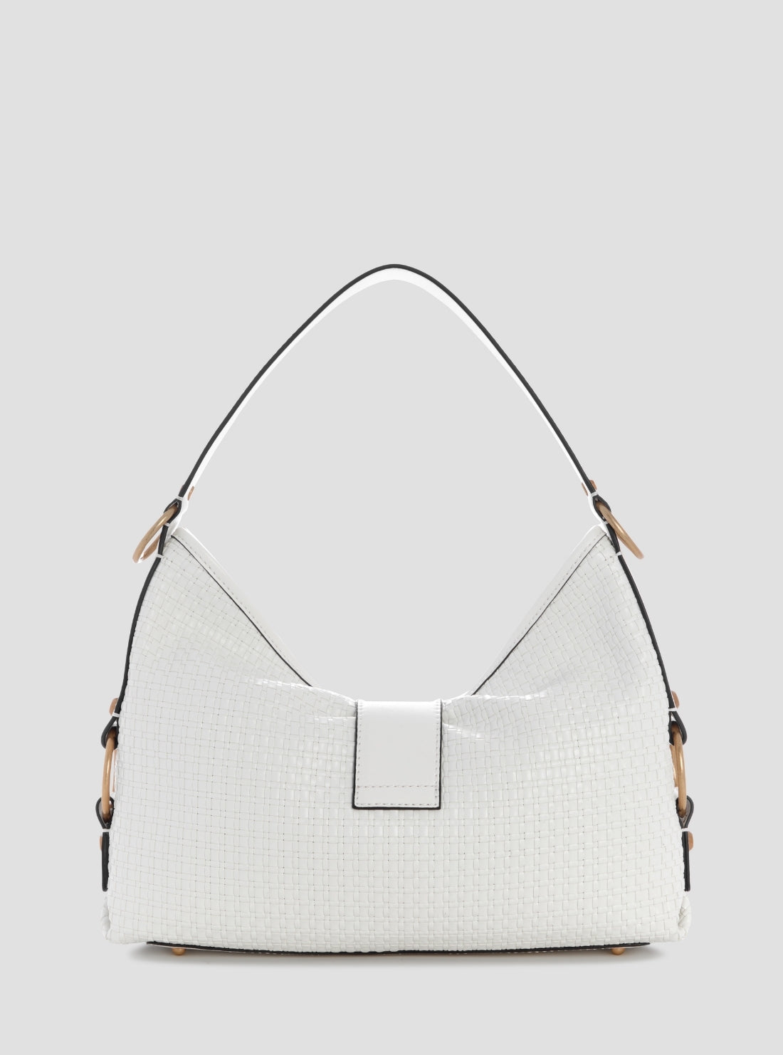 GUESS Womens White Camden Shoulder Bag WW930818 Back View