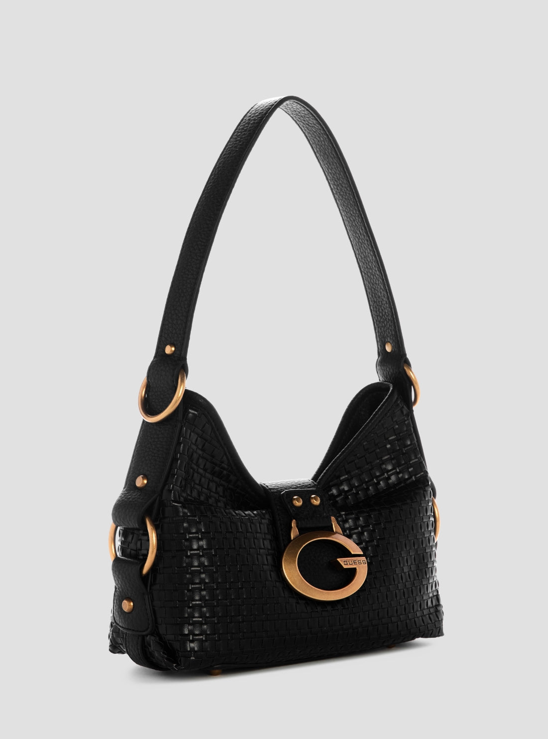 GUESS Womens Black Camden Mini Shoulder Bag WW930872 Side View